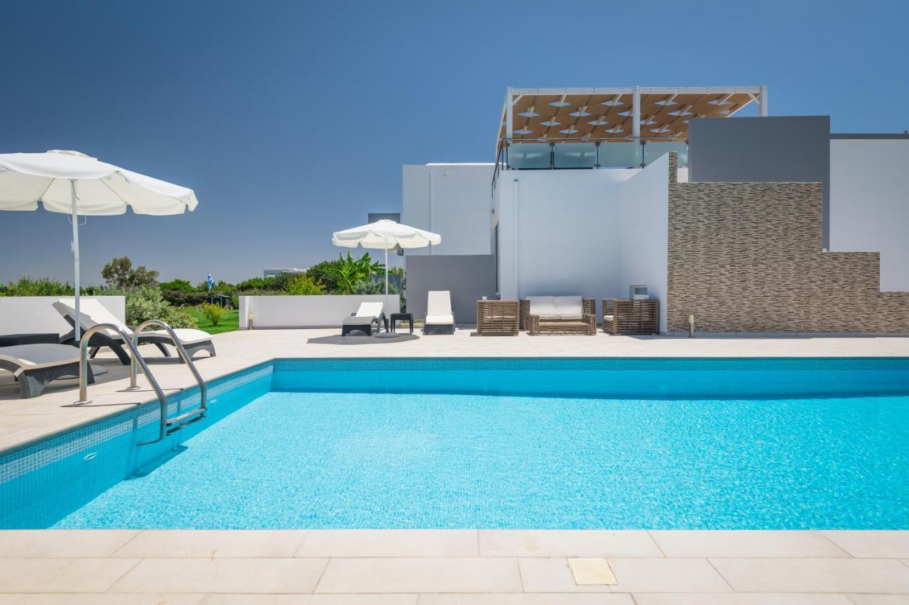 Asteria Pearl Villa 2 With Rooftop Jacuzzi Tigaki Exteriör bild