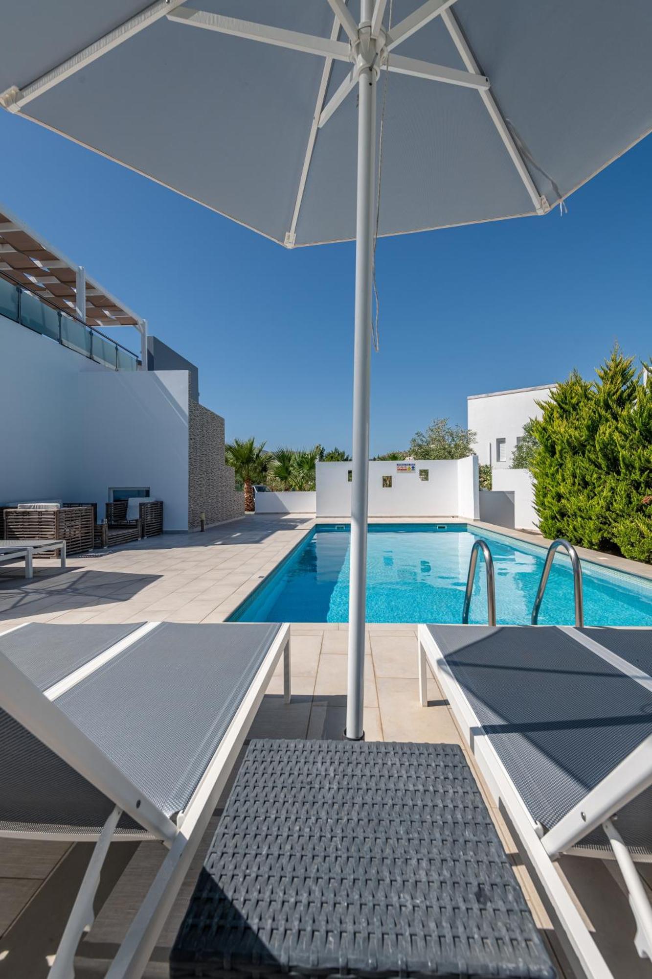 Asteria Pearl Villa 2 With Rooftop Jacuzzi Tigaki Exteriör bild